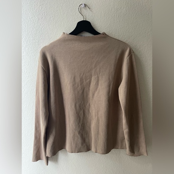 ZARA Elegant Tan Women's Sweater - Picture 2 of 4